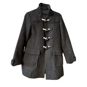 Banana Republic Black Toggle Coat